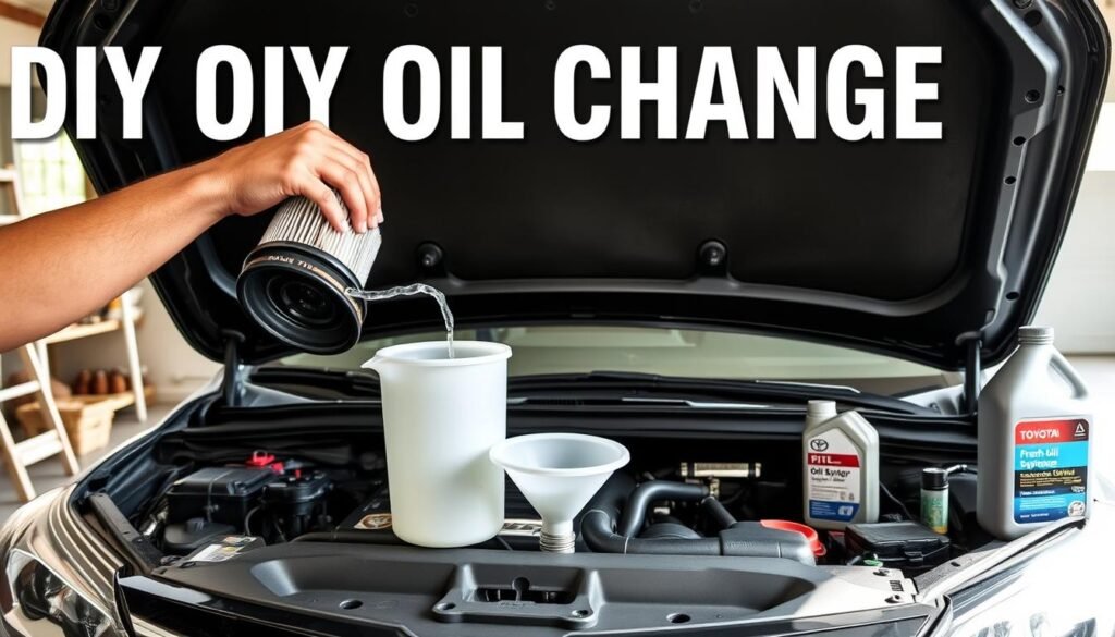 DIY oil change process