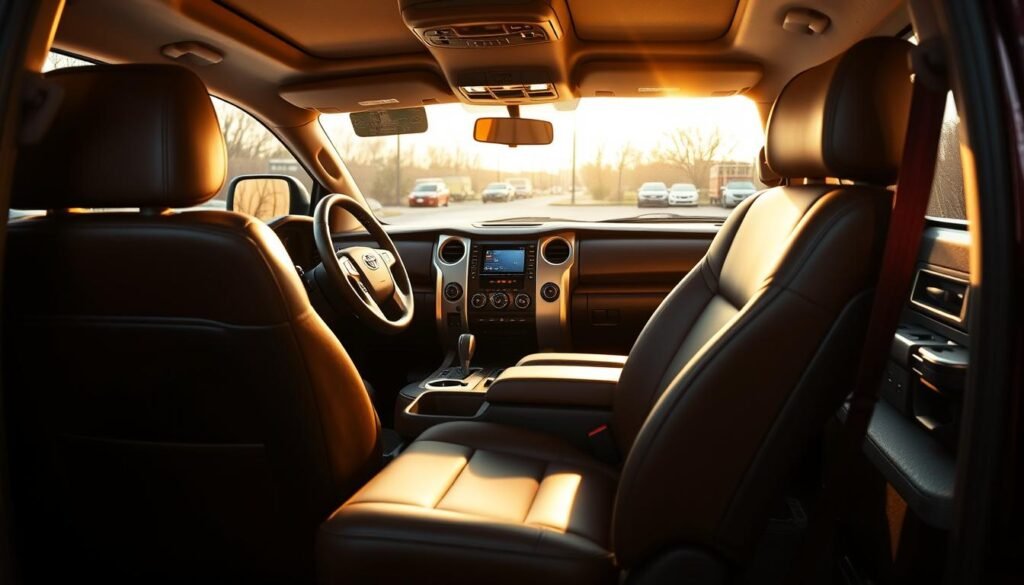 Truck interior comfort Truck interior comfort