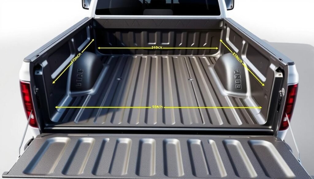dodge ram bed width