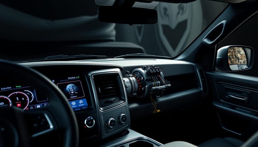 dodge rebel internal technology features