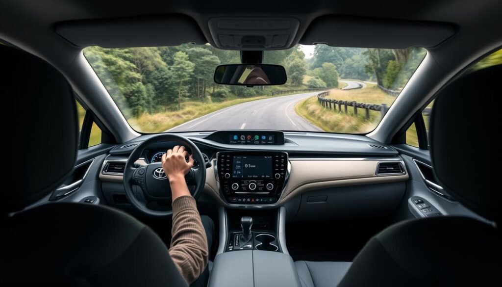 driving experience in toyota crown electric