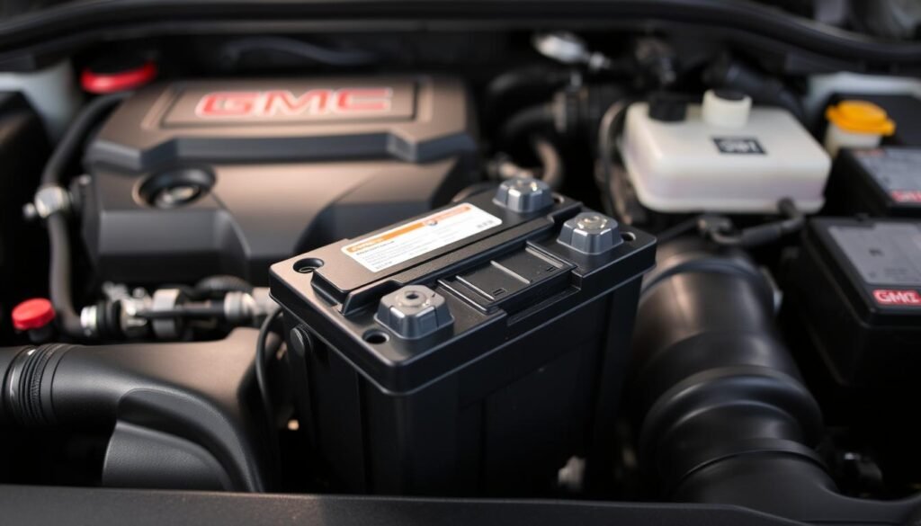 gmc acadia battery maintenance