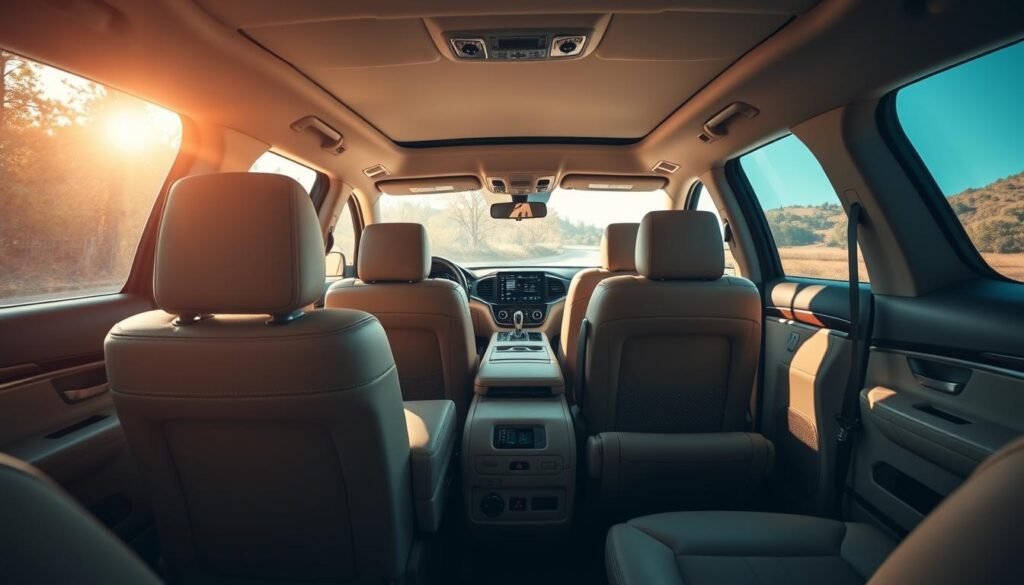interior space for passenger comfort in SUVs interior space for passenger comfort in SUVs
