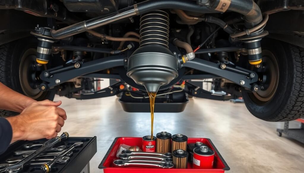 oil change for towing vehicles