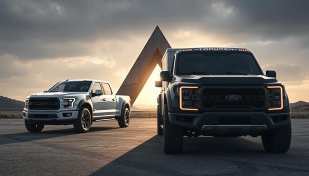 Design Differences - Ford Lightning vs Cybertruck