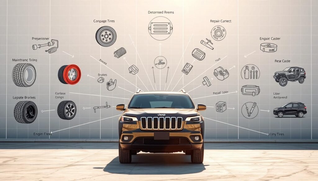 Factors influencing maintenance costs of Jeep Cherokee