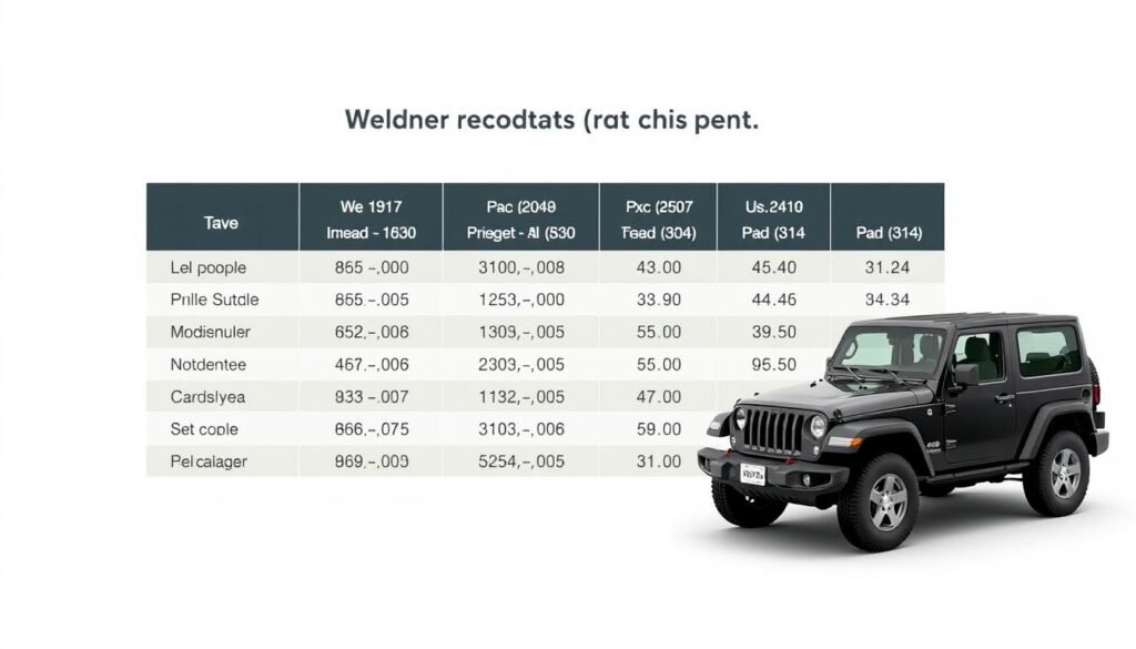 Fuel economy of Jeep Wrangler trims Fuel economy of Jeep Wrangler trims