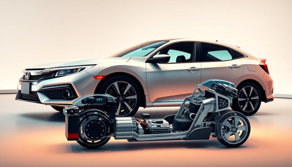 Hybrid technology in Honda Civic Hatchback Hybrid
