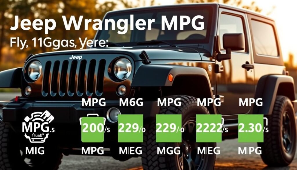 Jeep Wrangler MPG by engine type Jeep Wrangler MPG by engine type