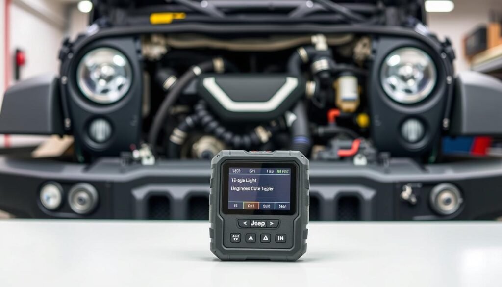 Jeep Wrangler engine light code reader