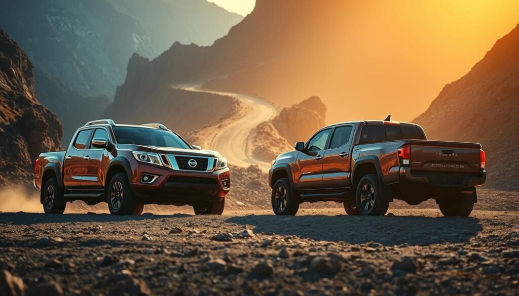 Performance comparison of Nissan Frontier and Toyota Tacoma