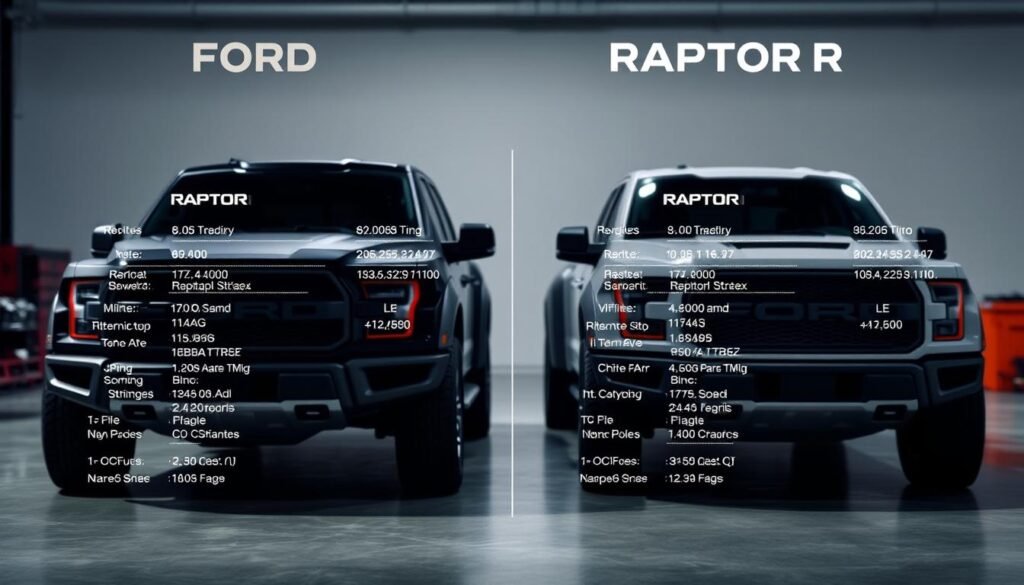 Performance specifications of Ford Raptor and Raptor R Performance specifications of Ford Raptor and Raptor R