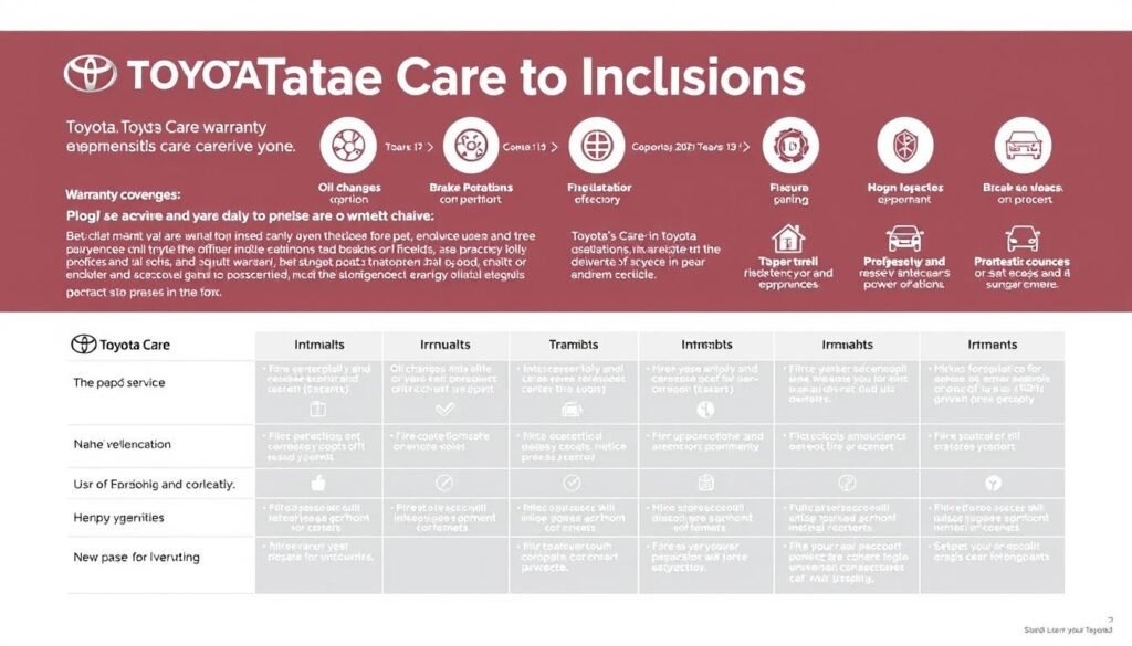 Toyota Care warranty inclusions Toyota Care warranty inclusions