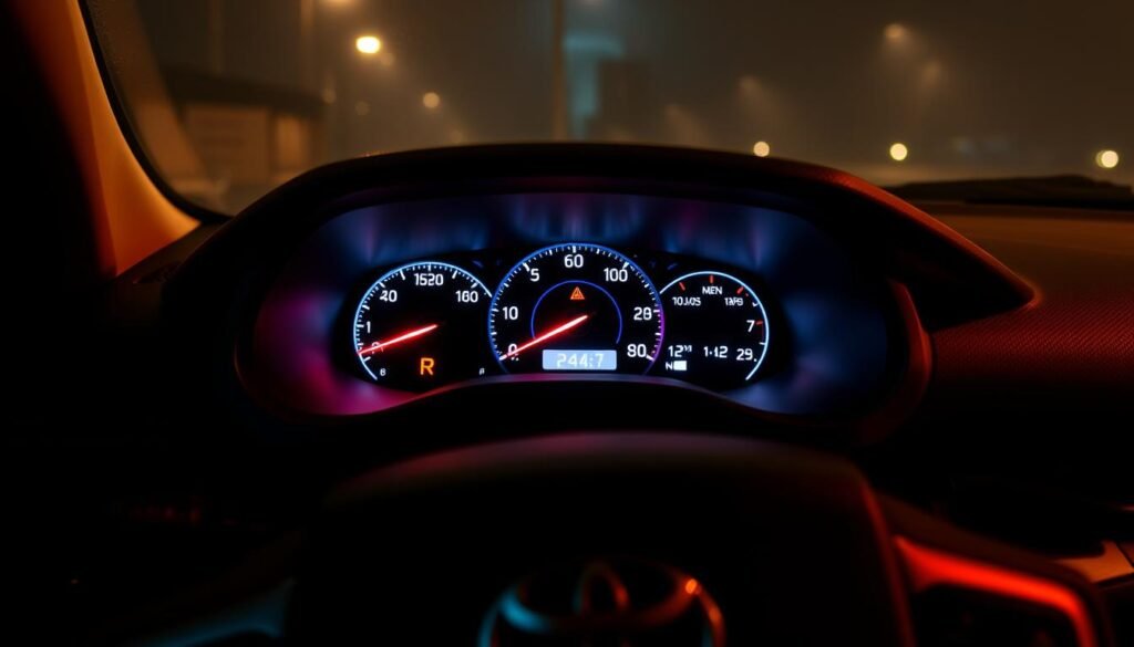 Toyota Highlander dashboard lights