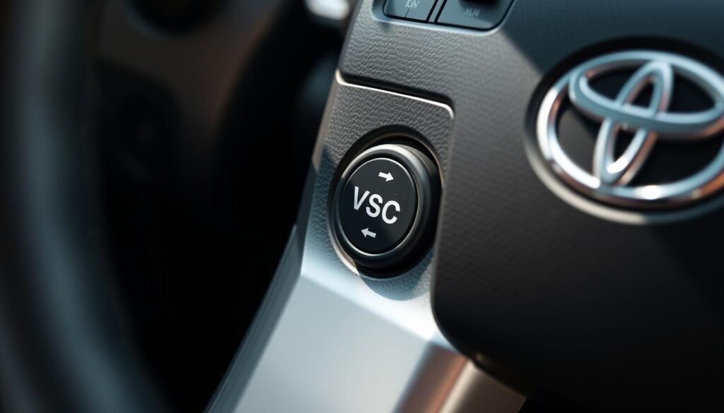 VSC button placement in toyota