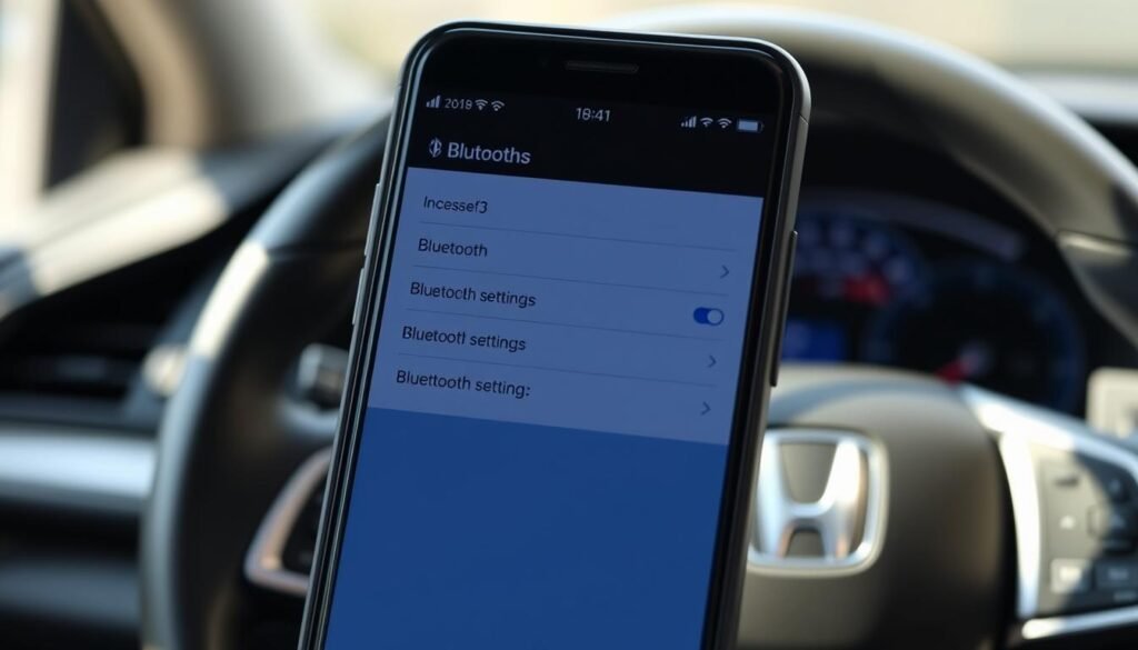 accessing Bluetooth settings