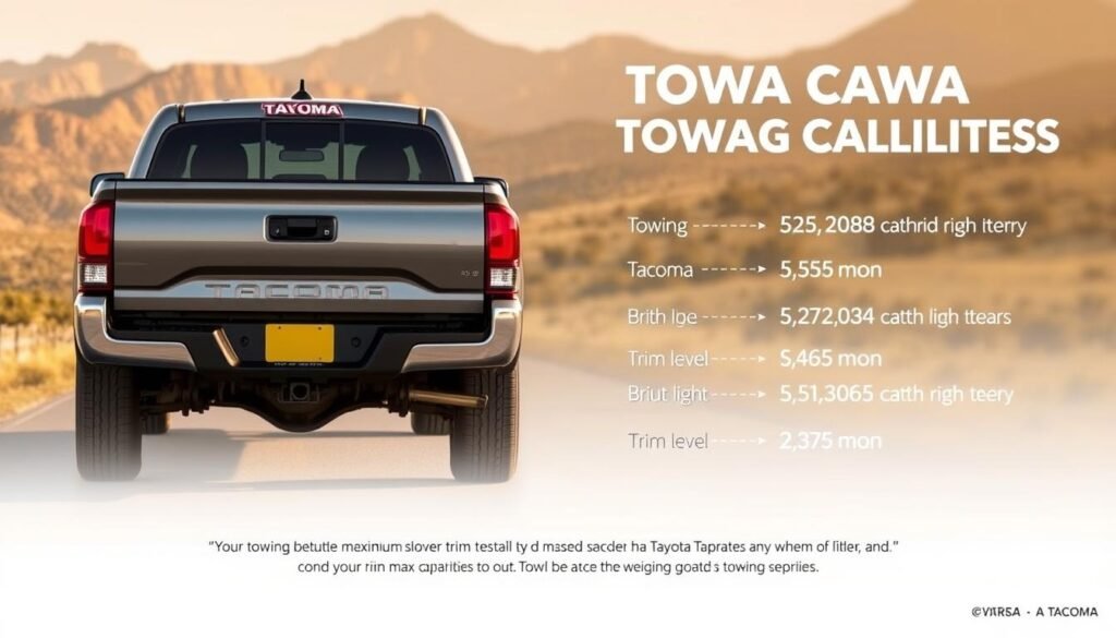best towing capacity for toyota tacoma best towing capacity for toyota tacoma