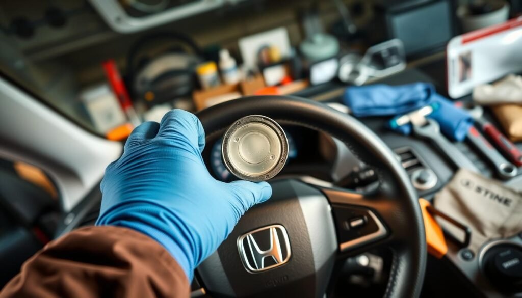 changing Honda Civic power steering fluid changing Honda Civic power steering fluid