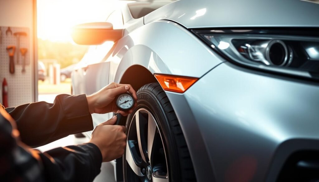 checking tire pressure honda civic