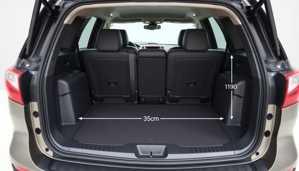 chevy equinox trunk dimensions with seats down