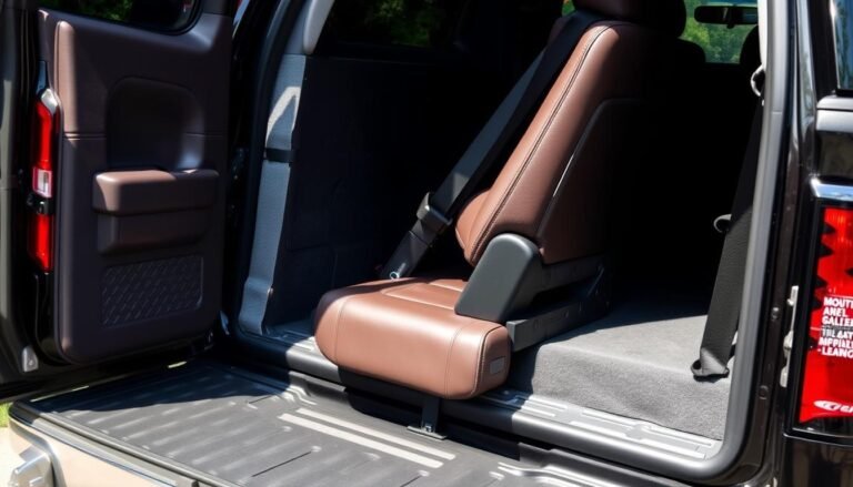 chevy silverado back seat won't fold down