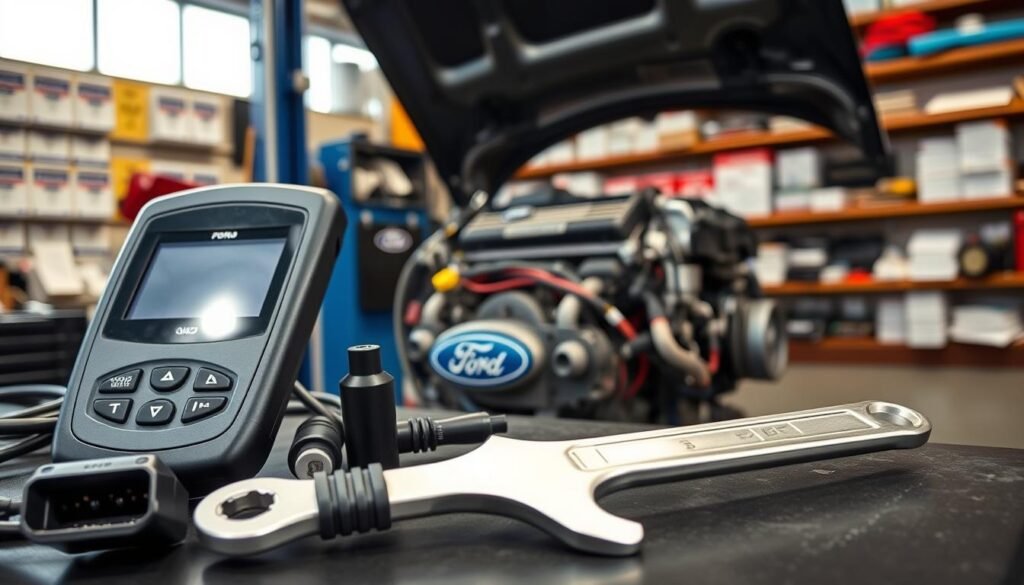 common repairs for ford wrench light