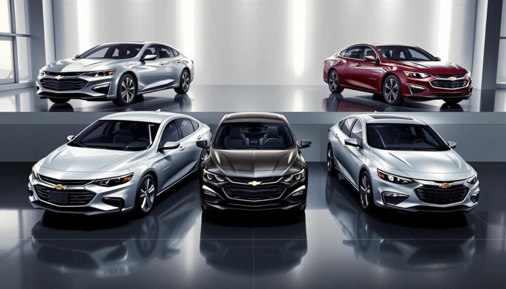 compare chevy malibu trims