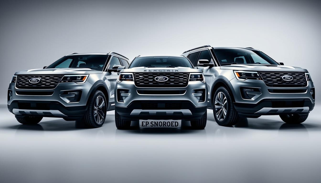 compare ford explorer models