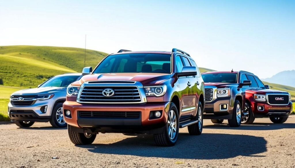 comparison with toyota sequoia competitors