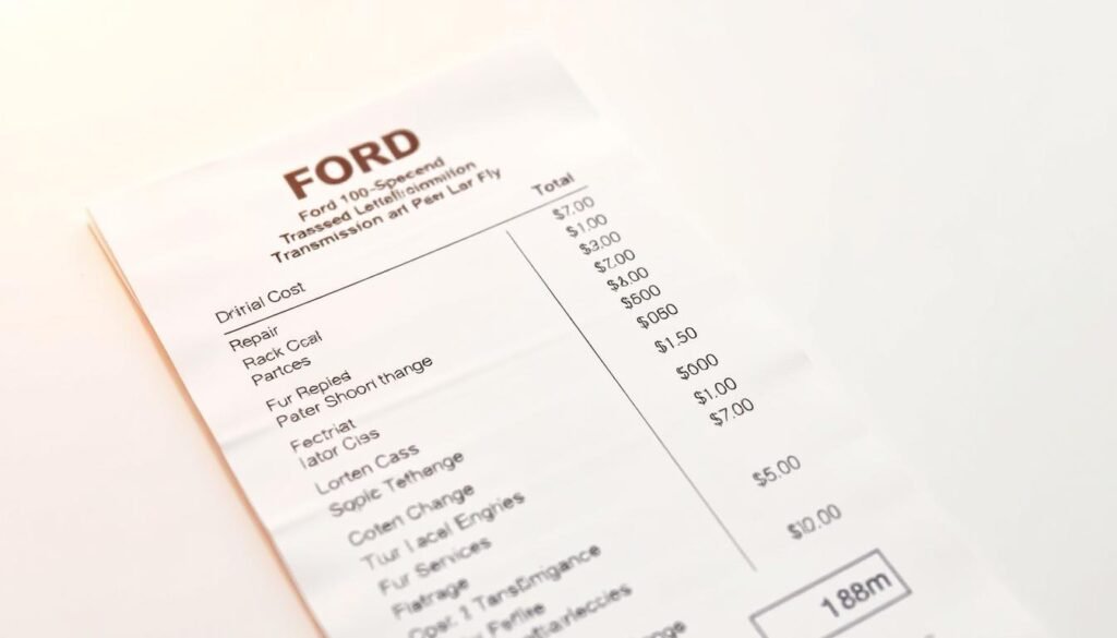 cost of ford 10-speed transmission repairs