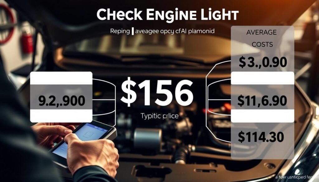 costs for checking check engine light