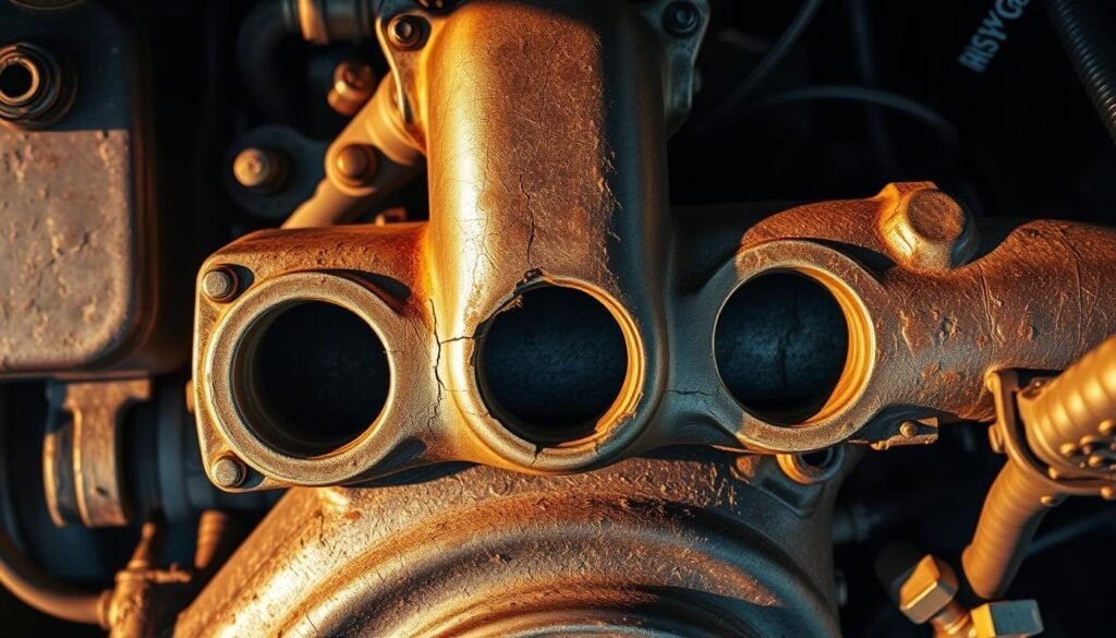 cracked exhaust manifold symptoms