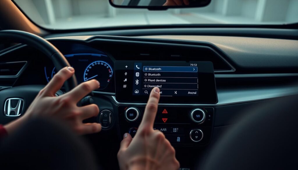 disconnect bluetooth honda civic