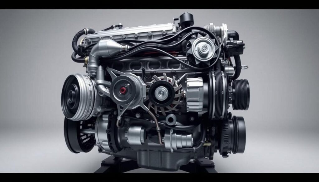 ford 6.7 belt routing systems
