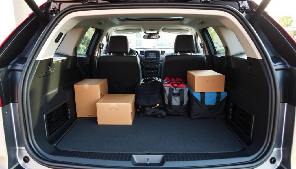 ford edge cargo space