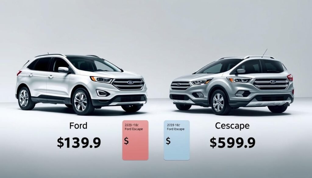 ford edge vs escape price comparison ford edge vs escape price comparison