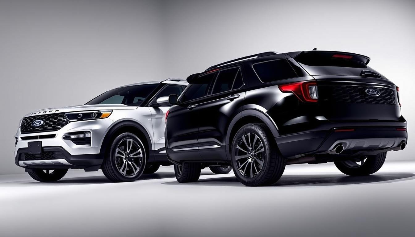 ford explorer st line vs st