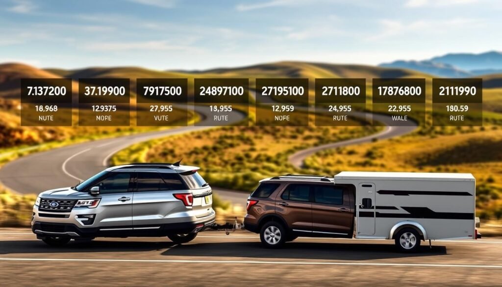 ford explorer towing capacity by model