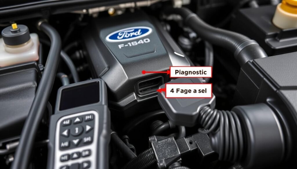 ford f150 engine code p054a diagnostic process