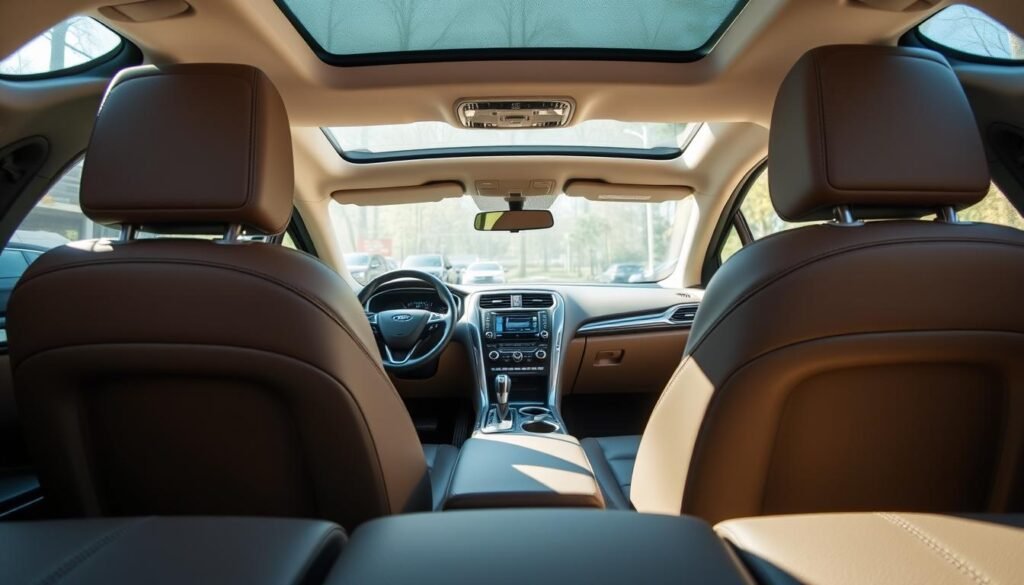 ford fusion comfort and space
