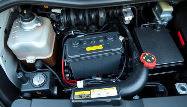 ford transit battery location
