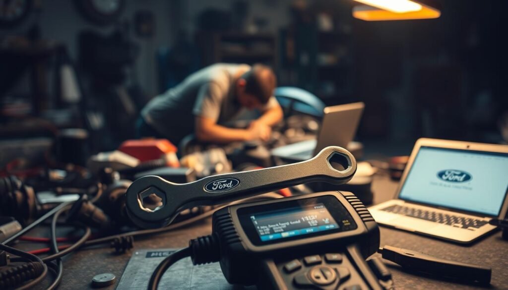 ford wrench light diagnostics