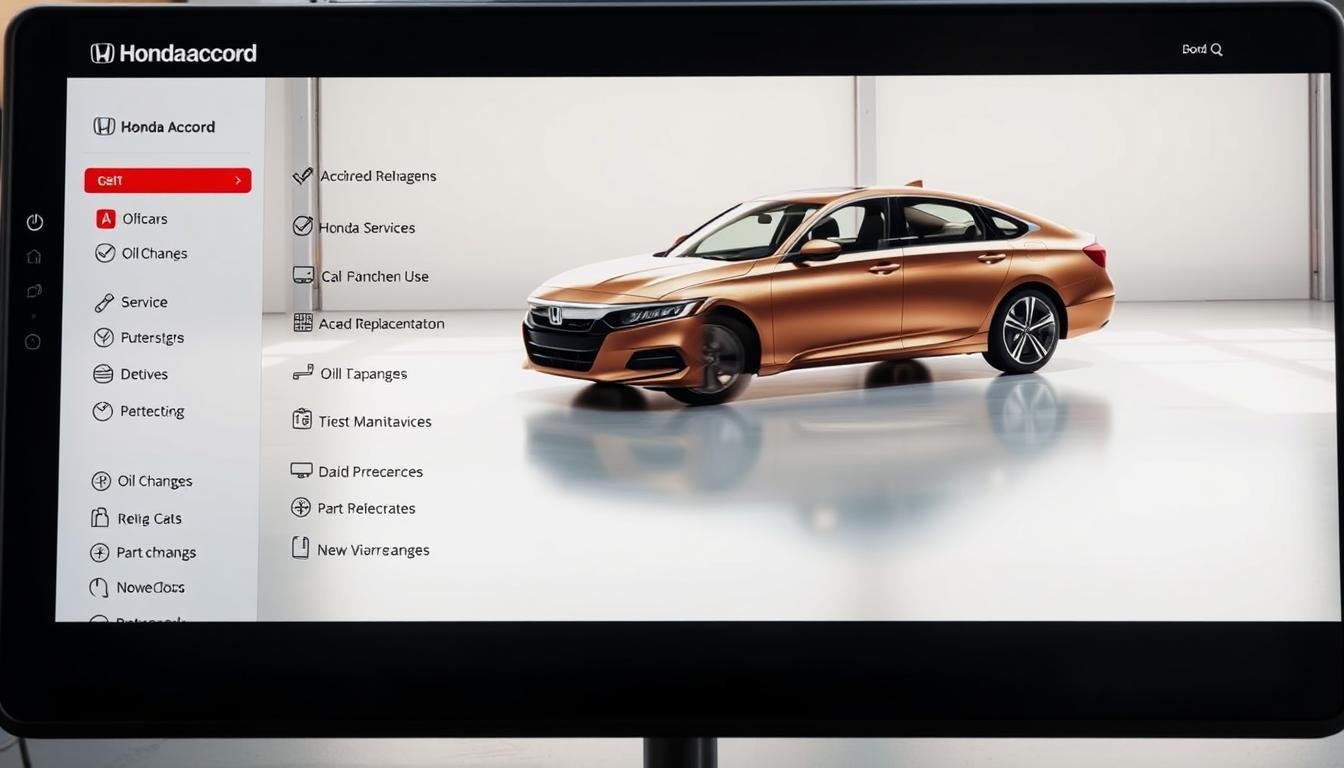 honda accord maintenance schedule
