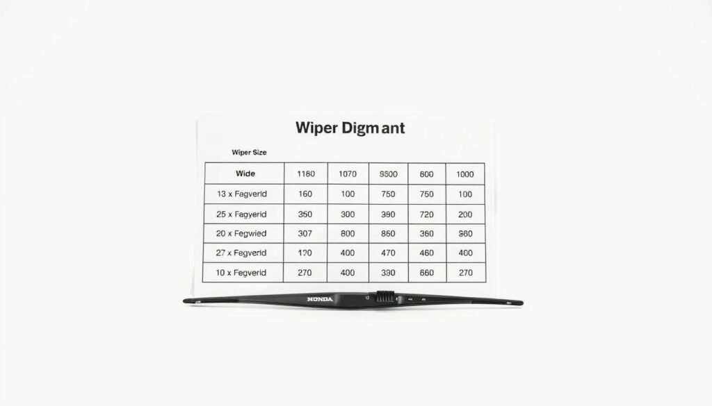 honda accord wiper size chart