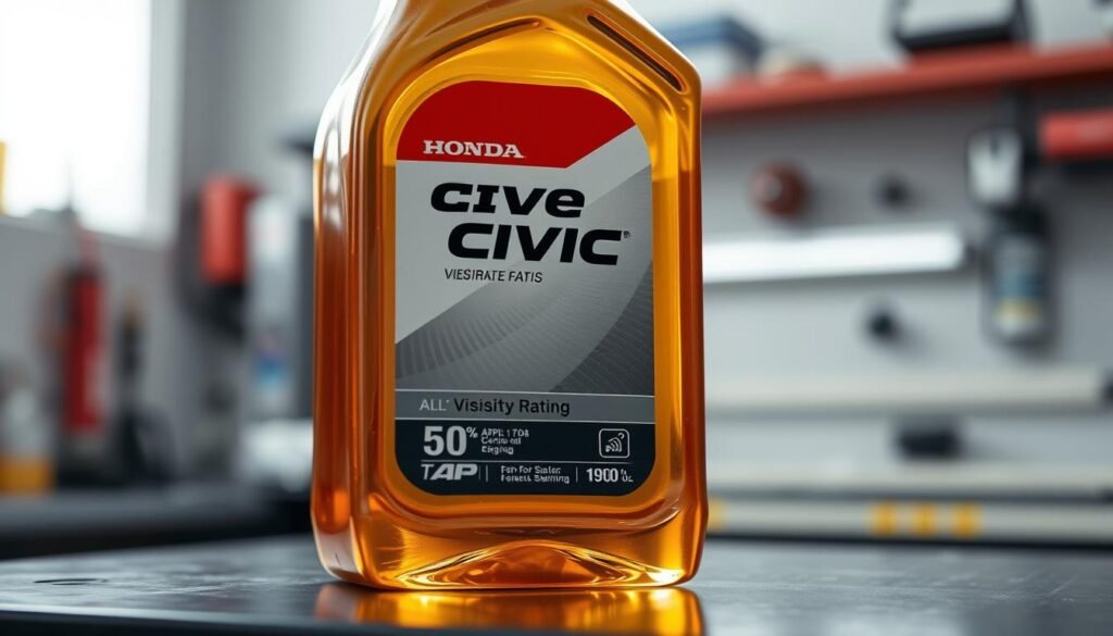 honda civic oil viscosity
