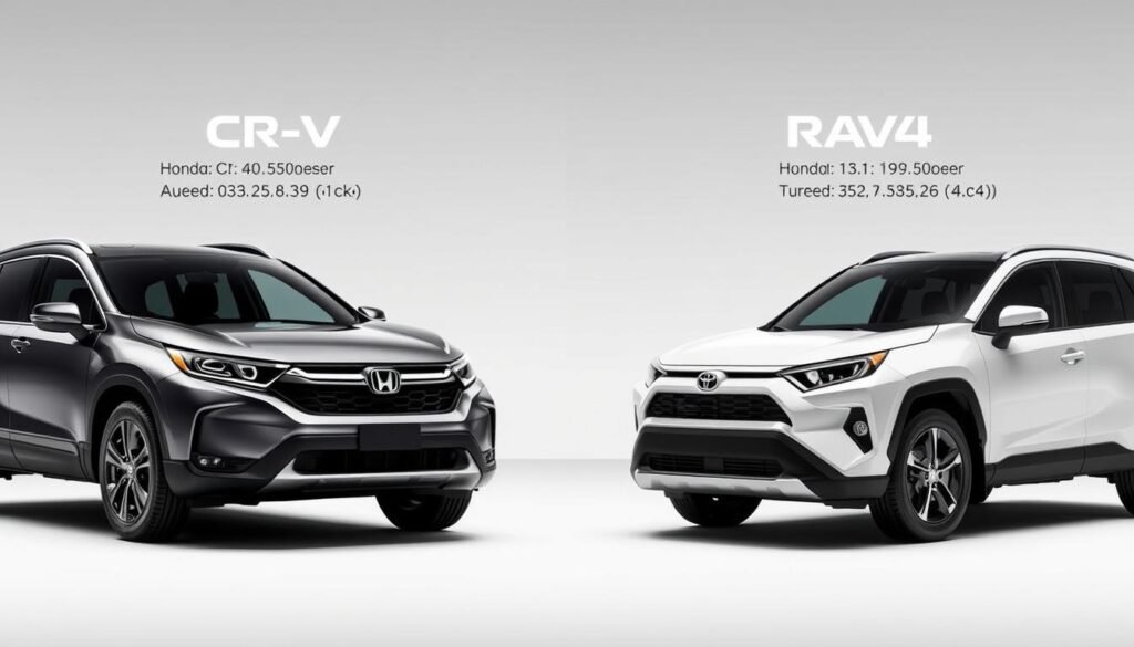 honda crv vs toyota rav4 specs