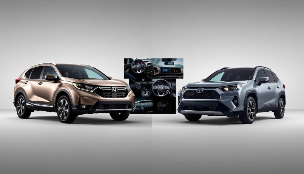 honda crv vs toyota rav4 technology