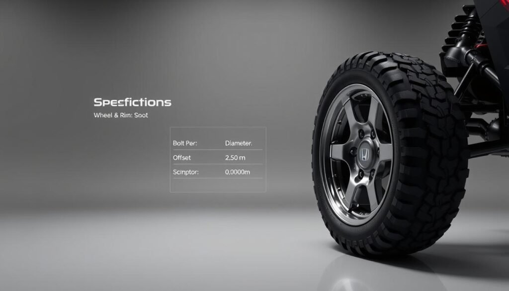honda pioneer rim specifications