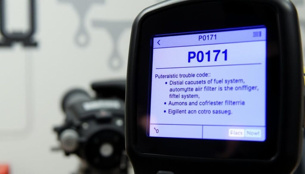how to diagnose p0171 code
