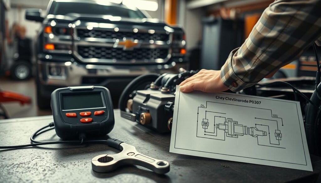 how to diagnose p0307 chevy silverado